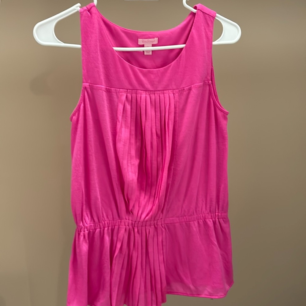 Lilly Pulitzer hot pink tank